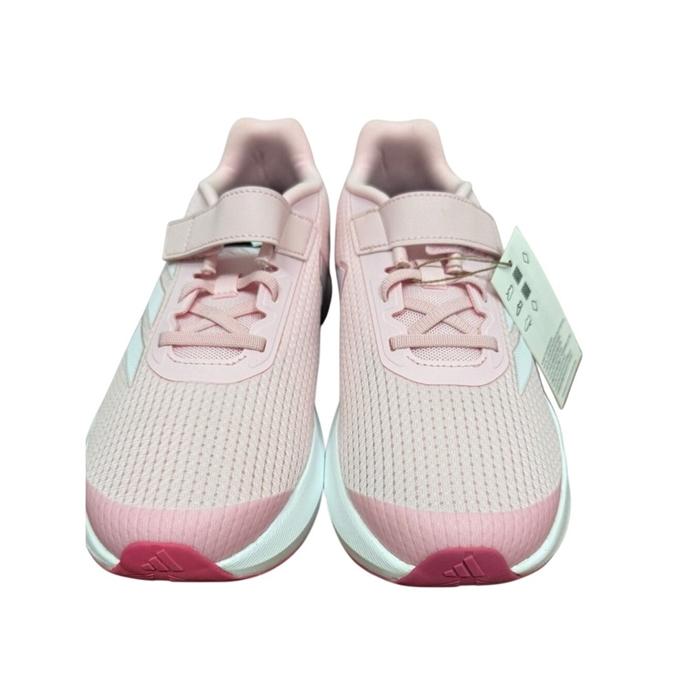 Adidas size 6 Kids / 7 women's pink and white Lightweight running Sneaker - Picture 5 of 5